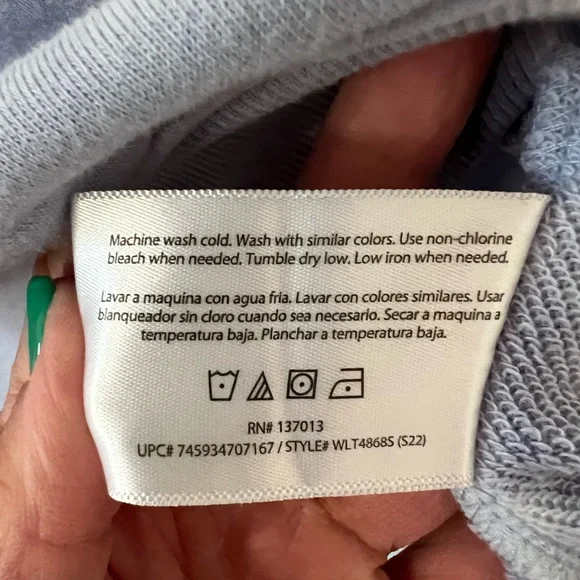 NWT Wildfox Couture Purple & Green Tie-Dye French Terrycloth Hoodie Sweatshirt - Picture 9 of 9